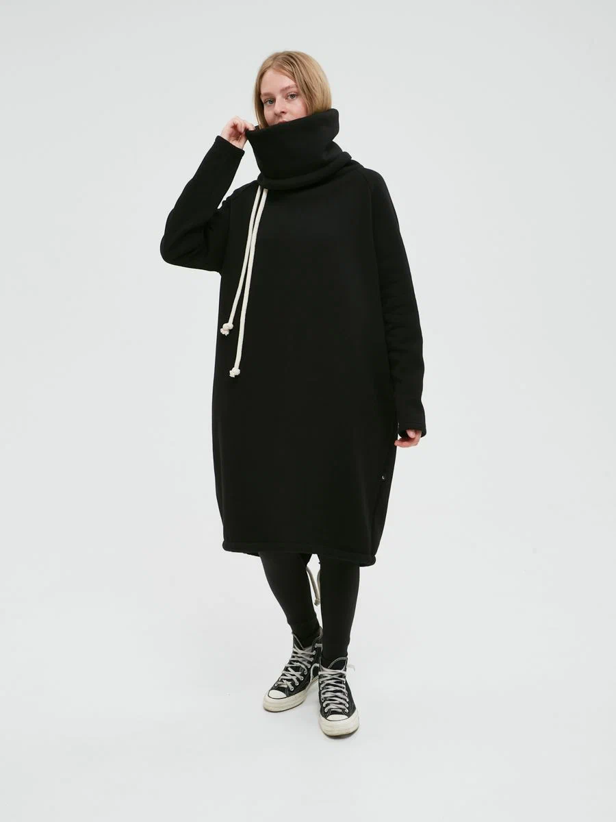 

Платье женское Konwa 0542 черное 52 RU, Черный, 0542