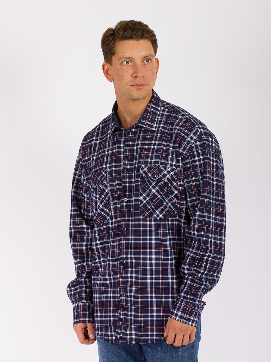 

Рубашка мужская PALMARY LEADING GD57000706 синяя 10XL, GD57000706