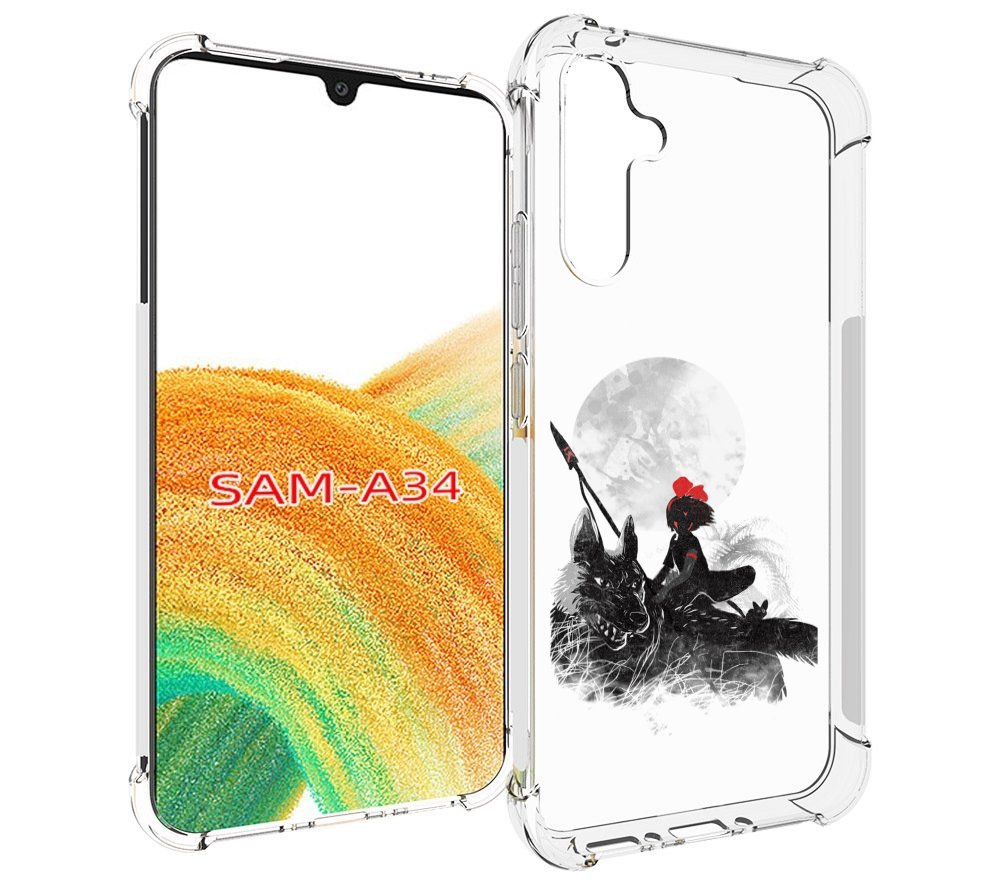 

Чехол MyPads мононоке для Samsung Galaxy A34, Tocco