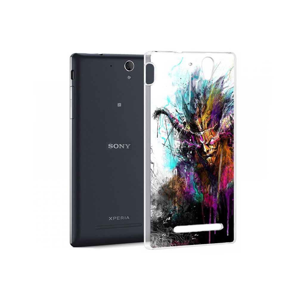 Чехол MyPads Tocco для Sony Xperia C5 Ultra яркий дьявол (PT16261.253.709)