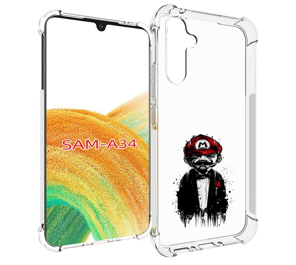 

Чехол MyPads марио для Samsung Galaxy A34, Tocco