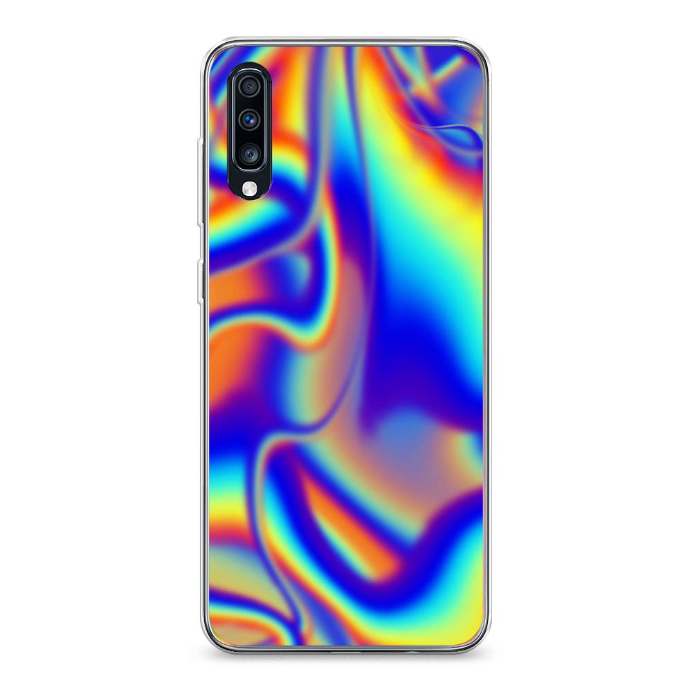 

Чехол на Samsung Galaxy A70 "Яркая голограмма", Разноцветный, 28150-3