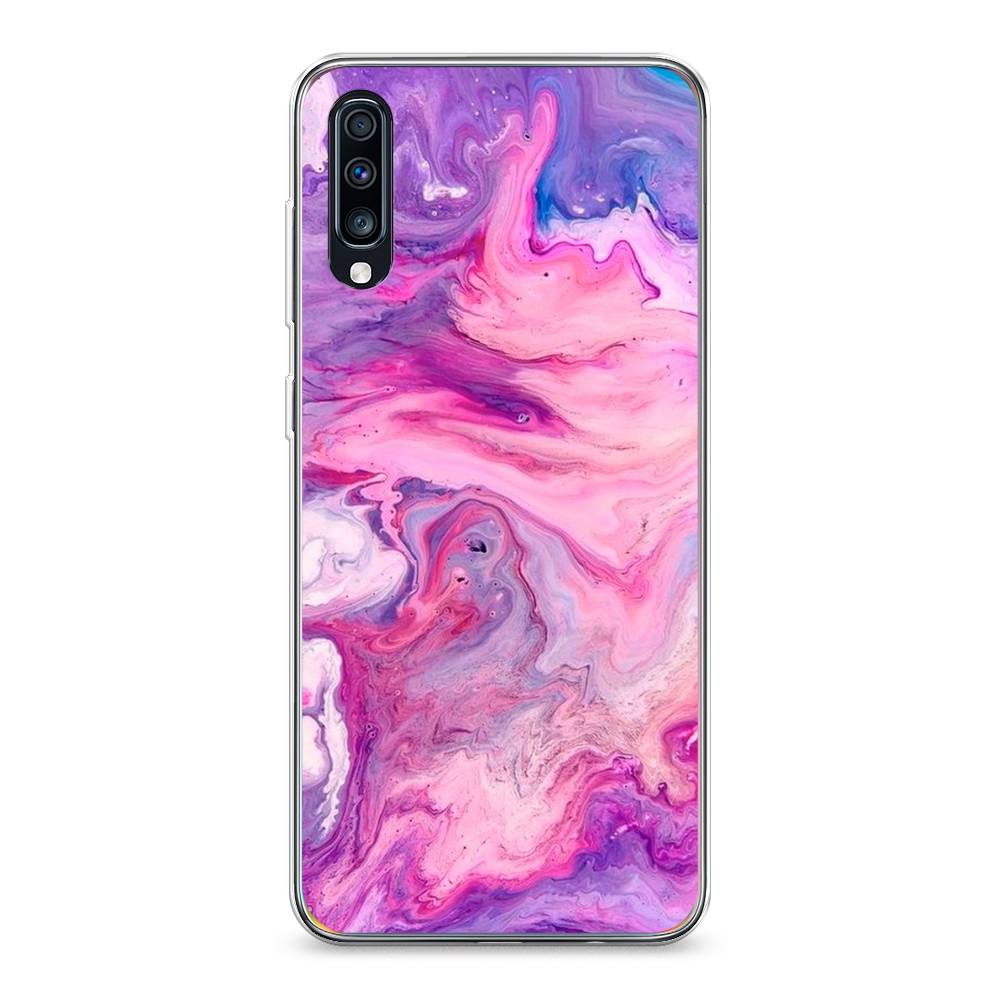 

Чехол на Samsung Galaxy A70 "Нежно-розовая абстракция", Розовый, 28150-3