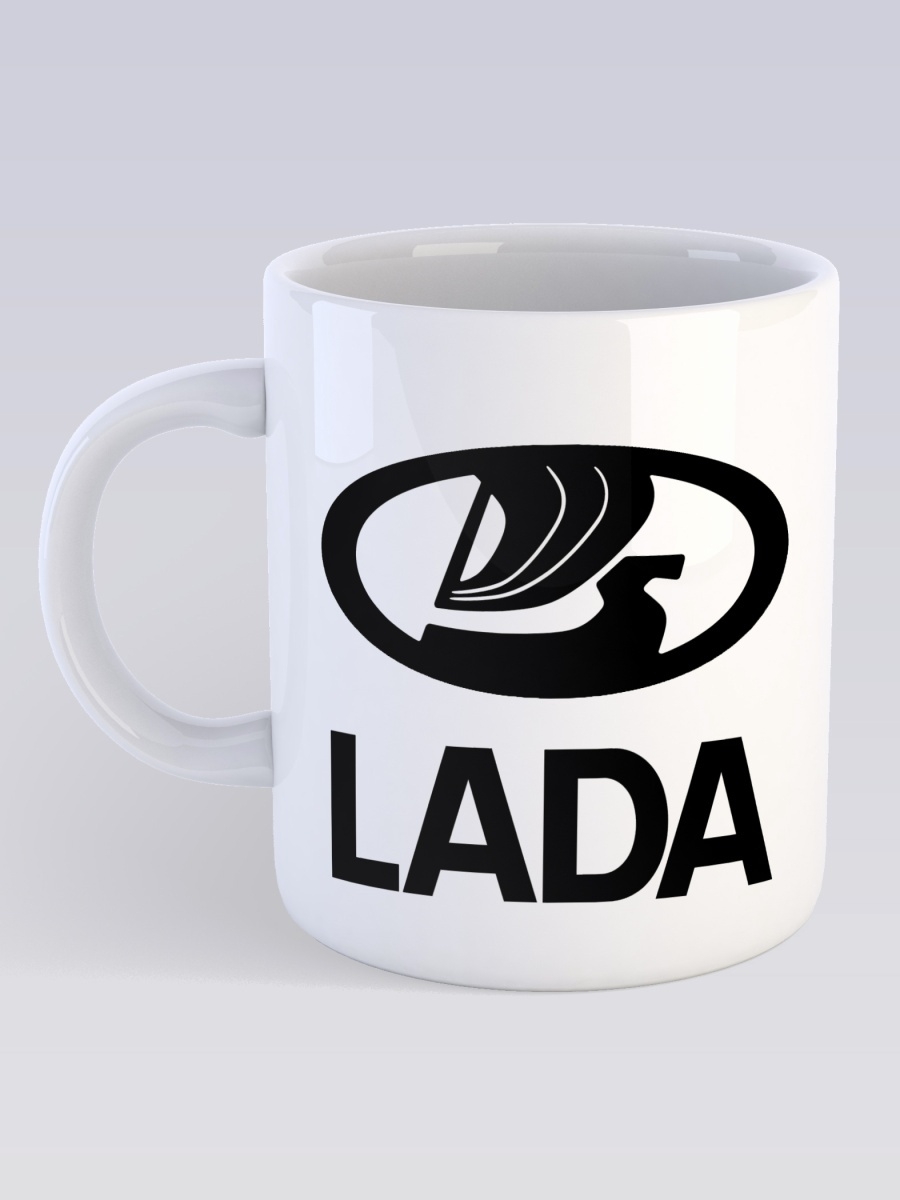 фото Кружка сувенирshop марка автомобиля "лада / lada" 330 мл cu-auld1-w/s