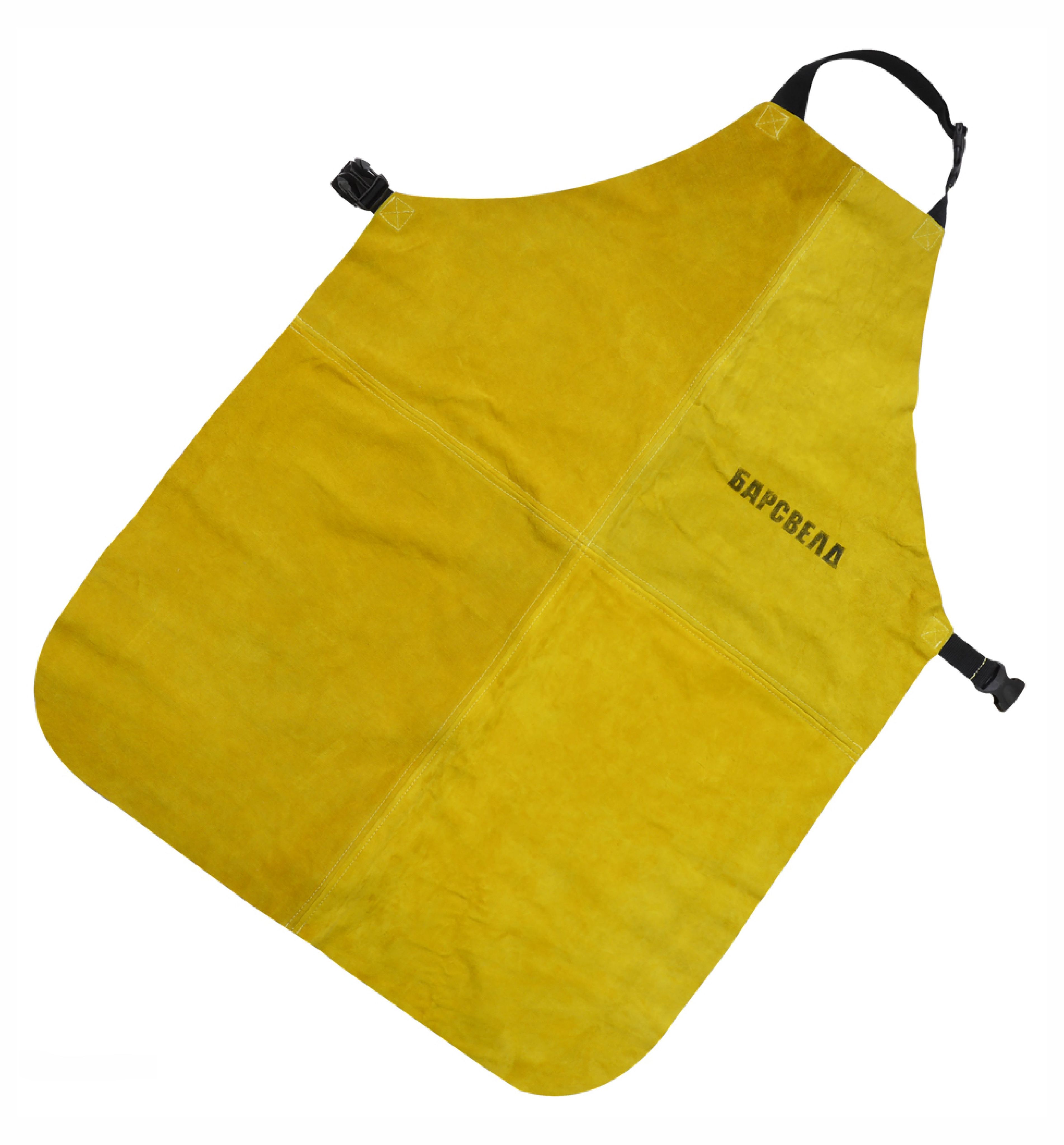 

Фартук сварщика спилковый, нить Kevlar, Желтый, 1