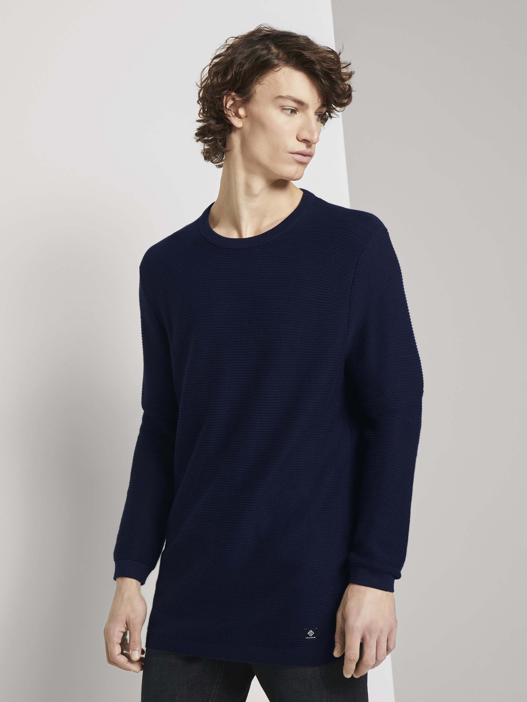 

Джемпер мужской 1020413 TOM TAILOR синий XL, 1020413
