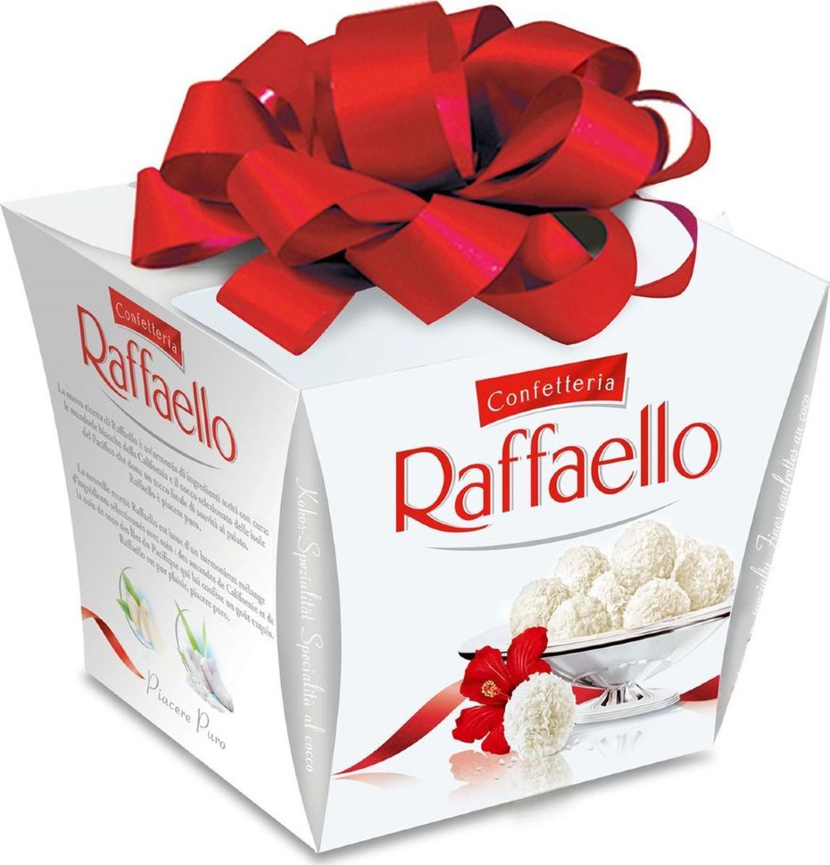 фото Конфеты raffaello с цельным миндальным орехом в кокосовой обсыпке, 2 шт х 500 г