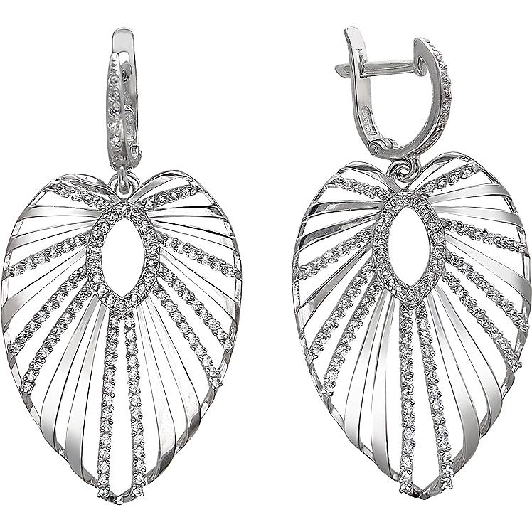 

Серьги женские из серебра Эстет Н11С152834, фианит, Н11С152834