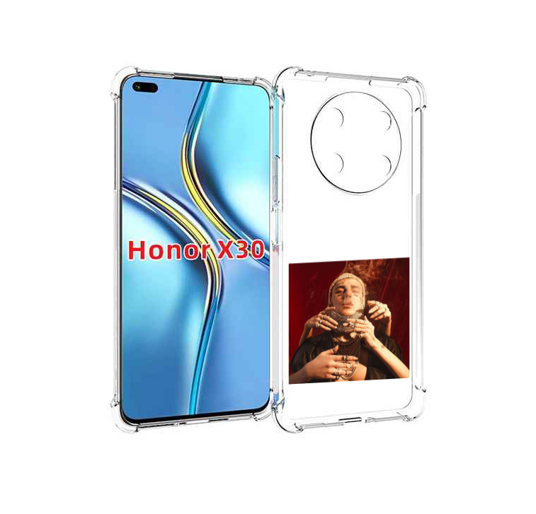 

Чехол MyPads Slime face для Honor X30 / Magic4 Lite 5G, Прозрачный, Tocco