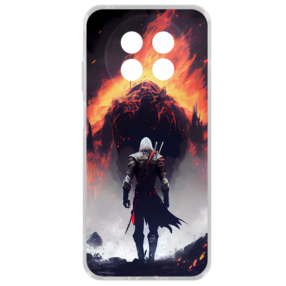 Чехол-накладка Krutoff Clear Case Ведьмак. Геральт для Huawei Nova Y91