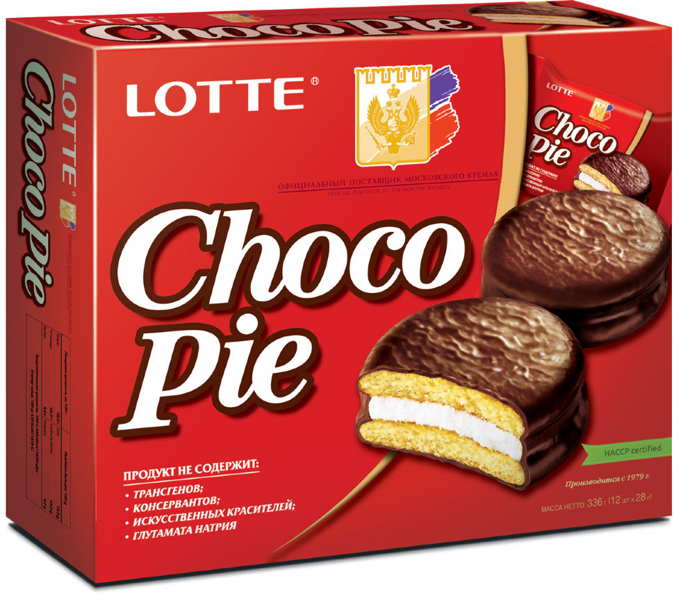 

Пирожное Lotte Choco Pie, 336 г