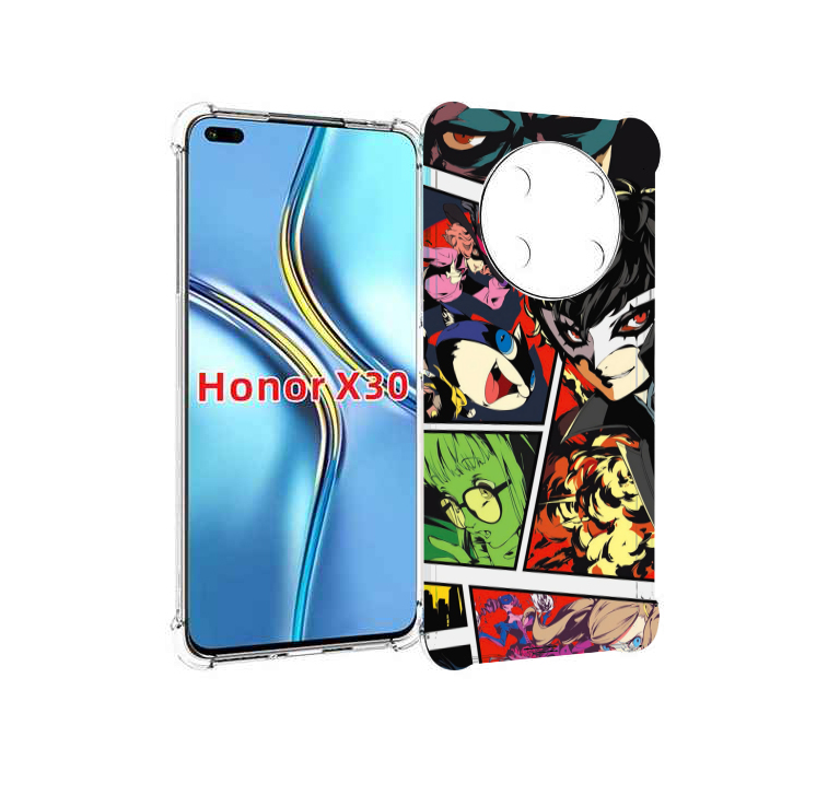 

Чехол MyPads Persona 5 art для Honor X30 / Magic4 Lite 5G, Прозрачный, Tocco