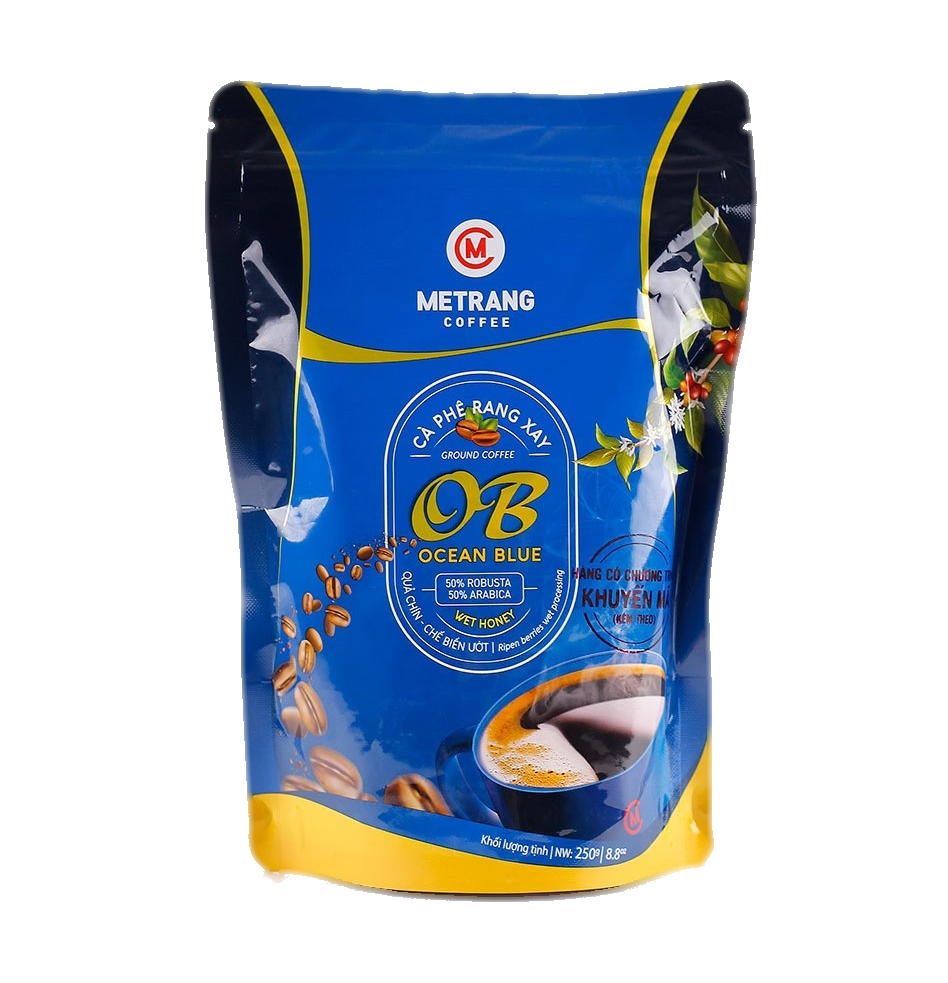 

Молотый кофе Me trang Ocean Blue Голубой океан вьетнамский, 250 г