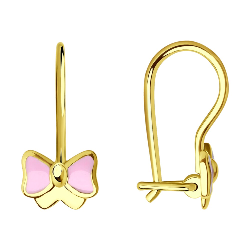 

Серьги из золота SOKOLOV 029674-2, эмаль, 029674-2