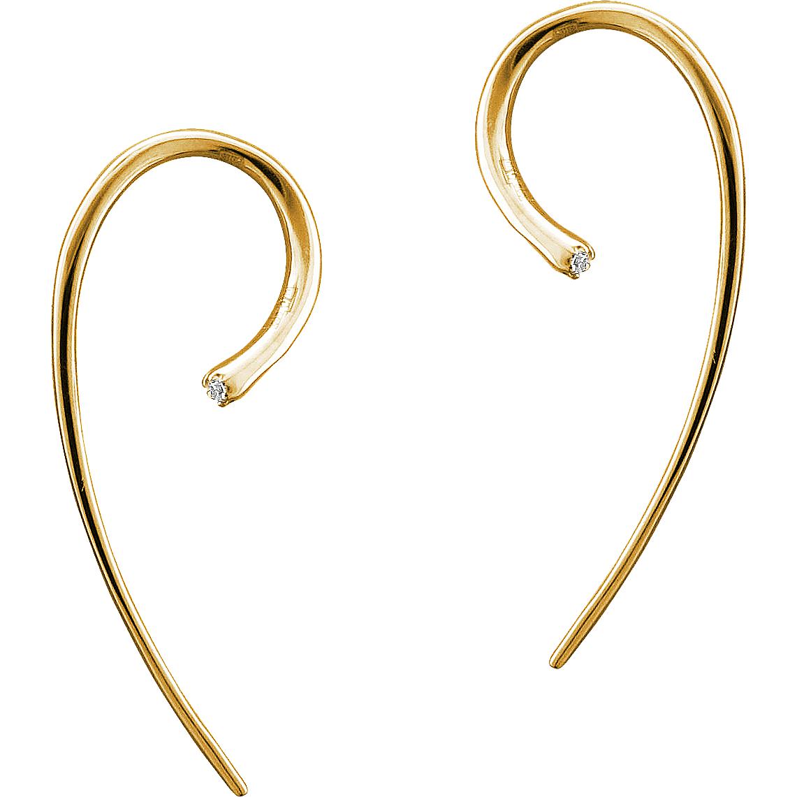 

Серьги женские из золота Эстет 01С6313205, бриллиант, 01С6313205