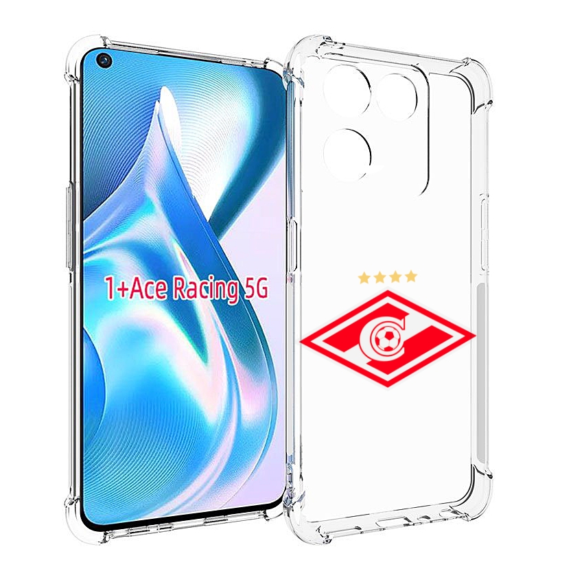 

Чехол MyPads фк спартак 1 для OnePlus Ace Racing, Прозрачный, Tocco