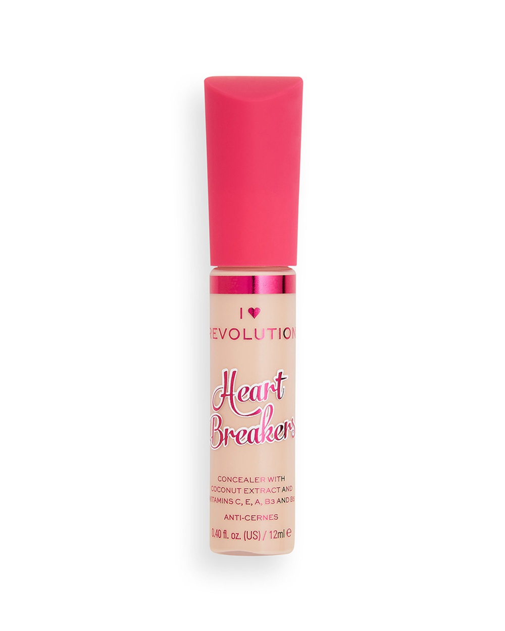 Консилер I Heart Revolution,HeartT Breakers, 12 мл - Shortbread amber heart массажная палочка для лица из янтаря