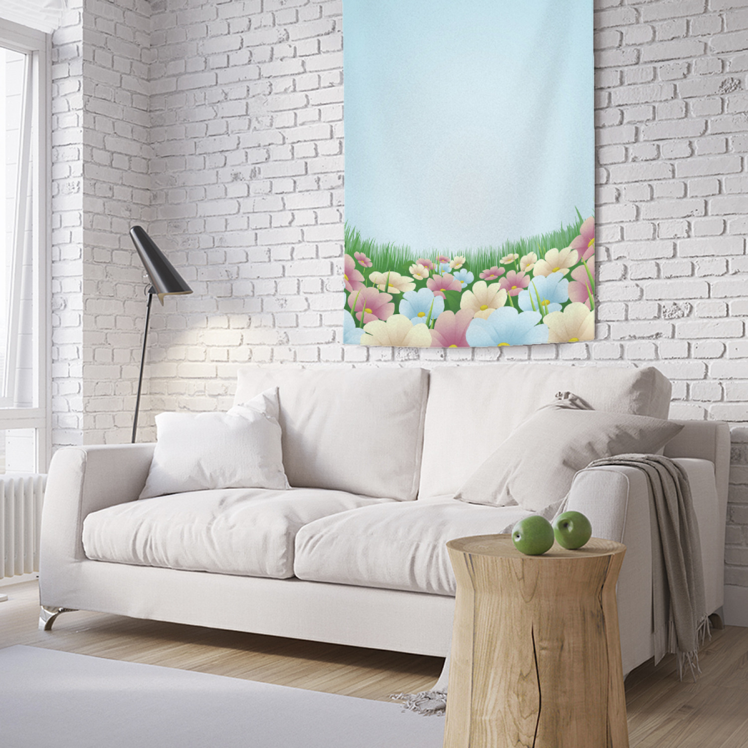 

Вертикальное фотопанно на стену JoyArty Долина цветов 100x150 см, Долина цветов
