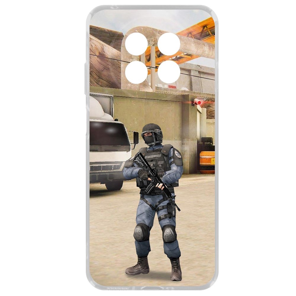 Чехол-накладка Krutoff Clear Case Cтандофф 2 (Standoff 2) - GIGN для Huawei Nova Y91