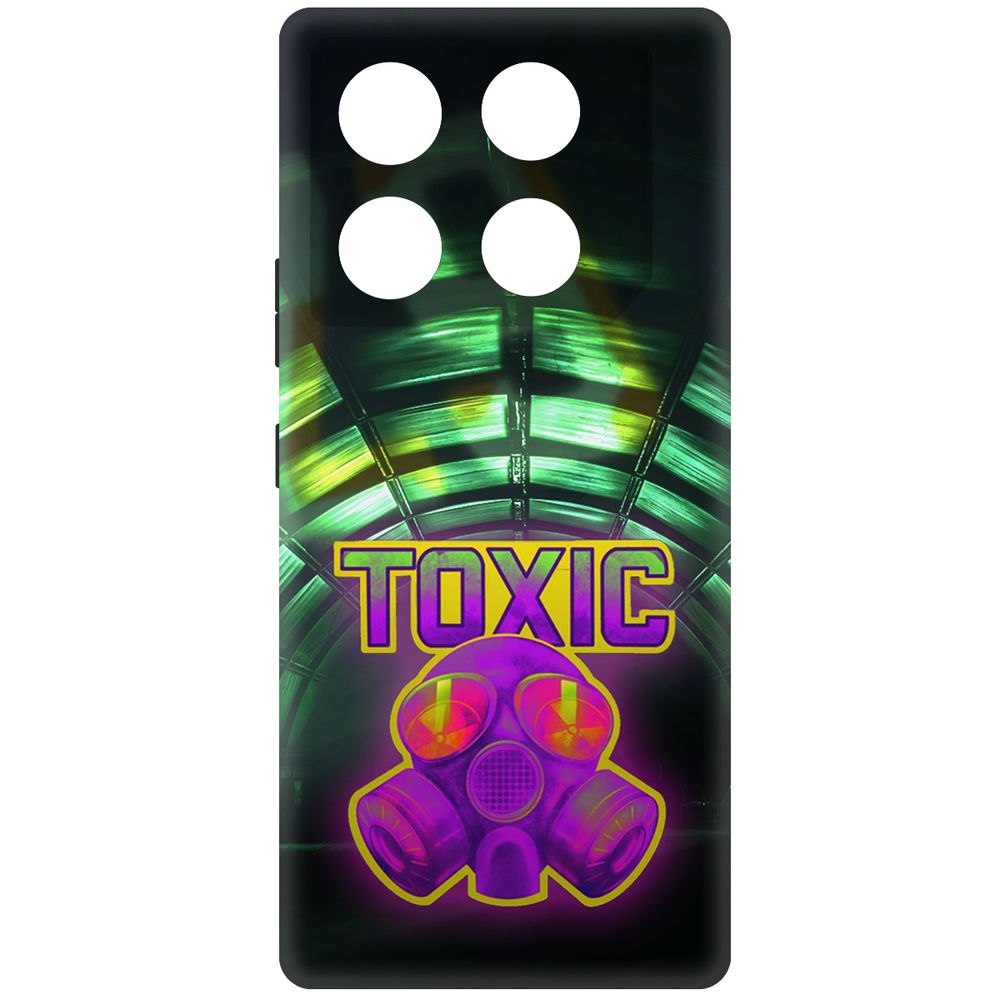 

Чехол-накладка Soft Case Cтандофф 2 - Стикер Toxic для INFINIX GT 20 Pro черный
