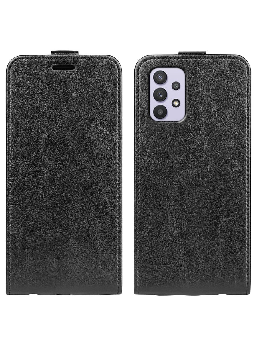 

Brodef Flip вертикальный эко кожаный чехол книжка Realme 9i Коричневый