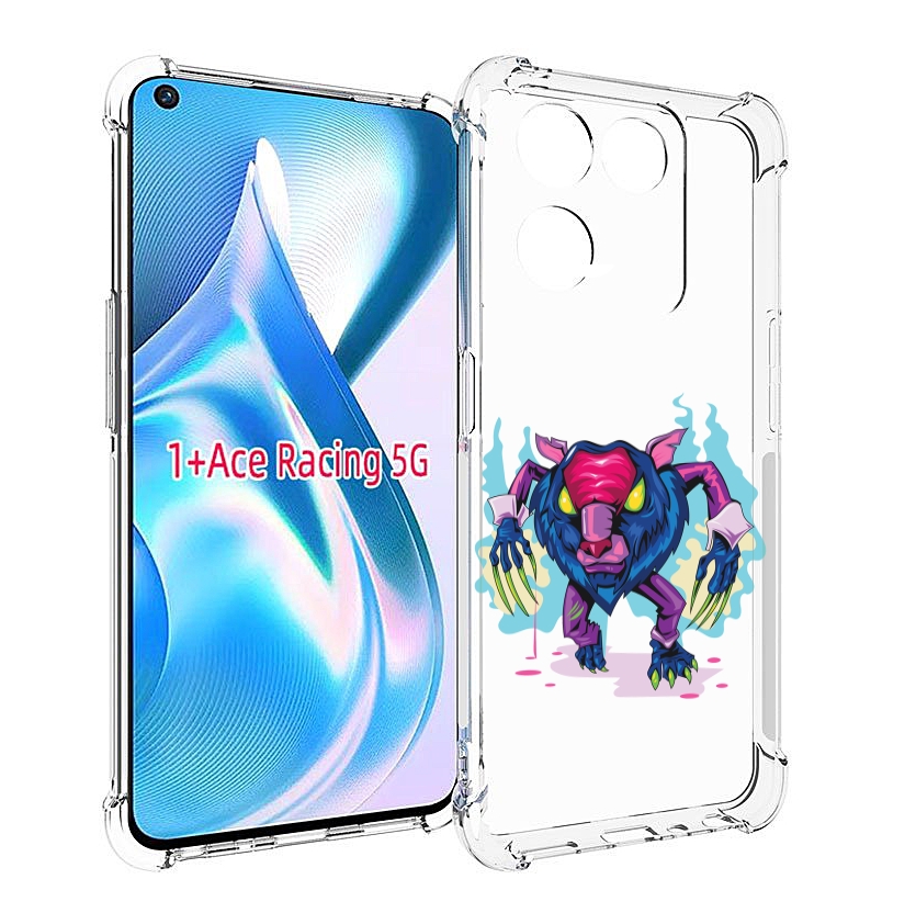 

Чехол MyPads фиолетовая-россомаха для OnePlus Ace Racing, Прозрачный, Tocco