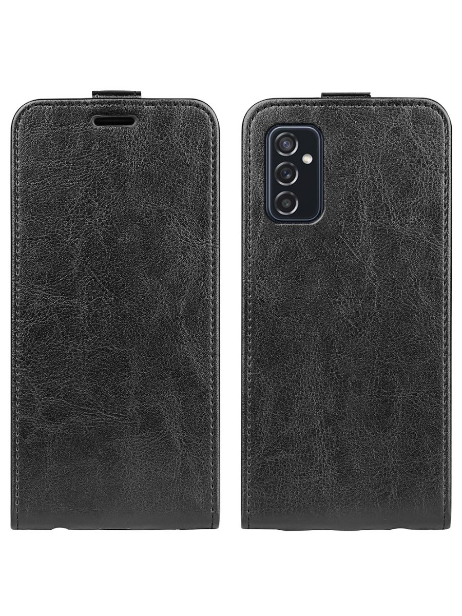

Brodef Flip вертикальный эко кожаный чехол книжка Samsung Galaxy S22 Коричневый