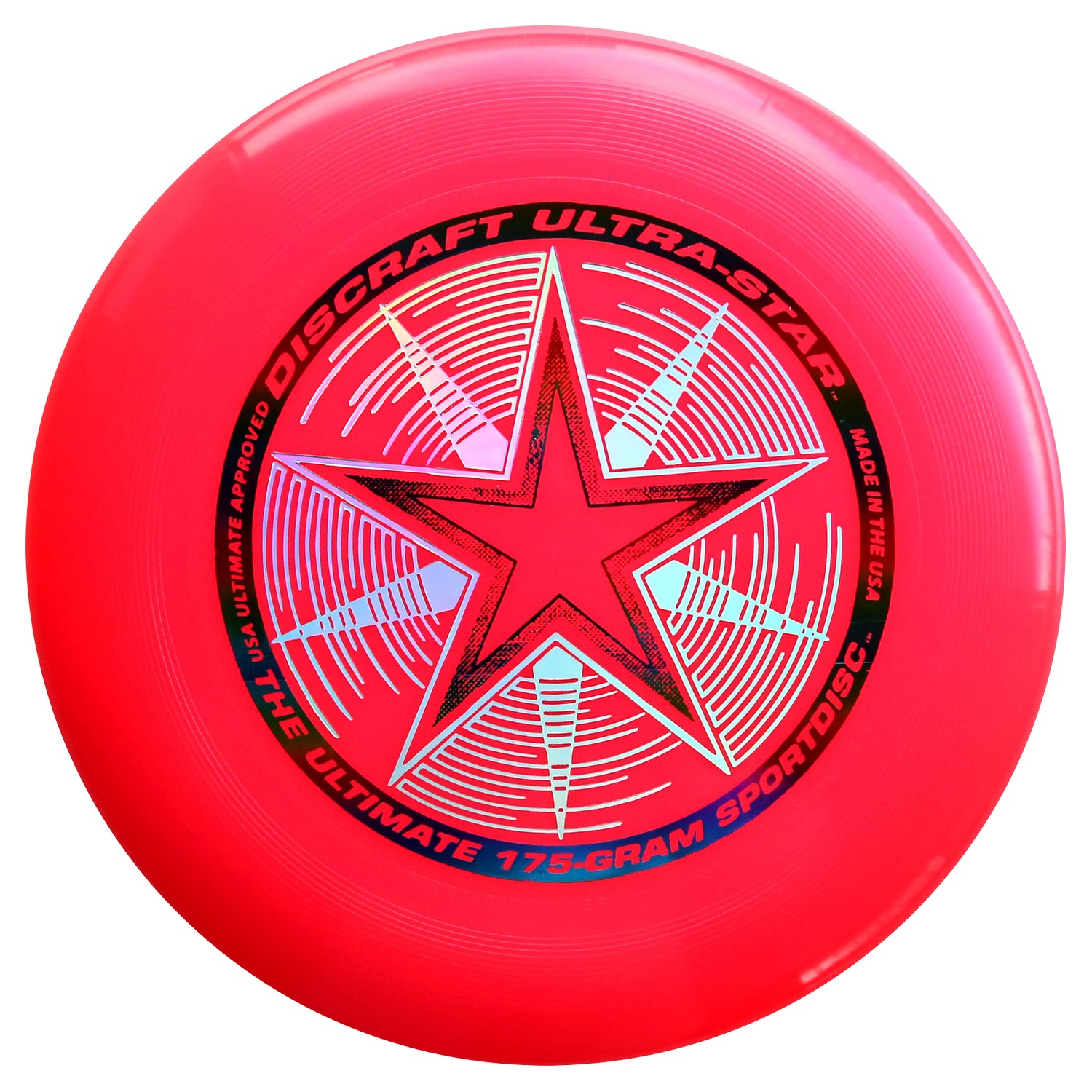 Диск Фрисби Discraft Ultra-Star ярко-красный 1957