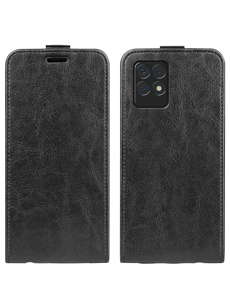 

Brodef Flip вертикальный эко кожаный чехол книжка Realme GT Neo 2 Коричневый