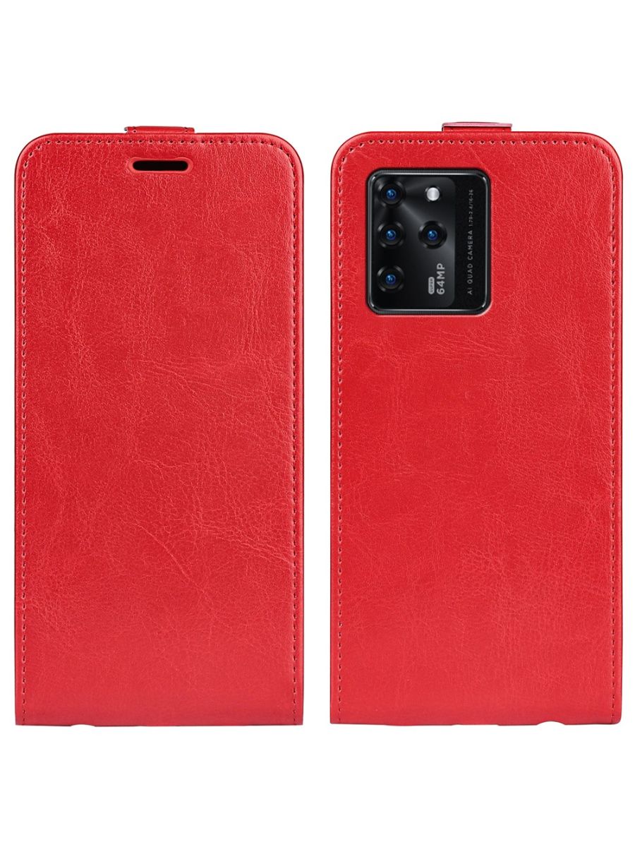 

Brodef Flip вертикальный эко кожаный чехол книжка ZTE Blade V30 Черный
