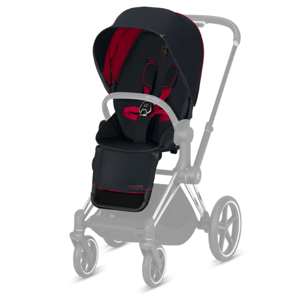 фото Комплект тканевых чехлов cybex priam iii seat pack, fe ferrari victory black