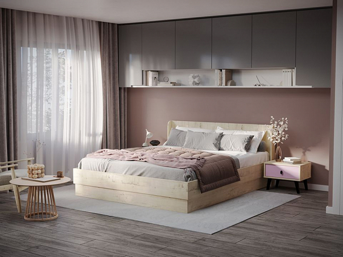 

Кровать Орматек Practica с ПМ Бунратти 120х200, Бежевый, Practica с ПМ