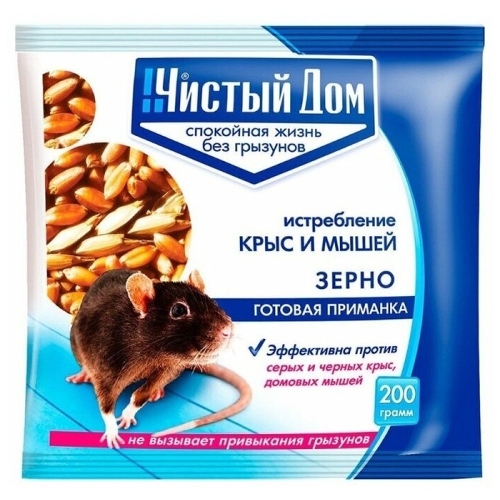 

Гранулы от грызунов Чистый дом Форэт XXX-932301721 200 г, Форэт