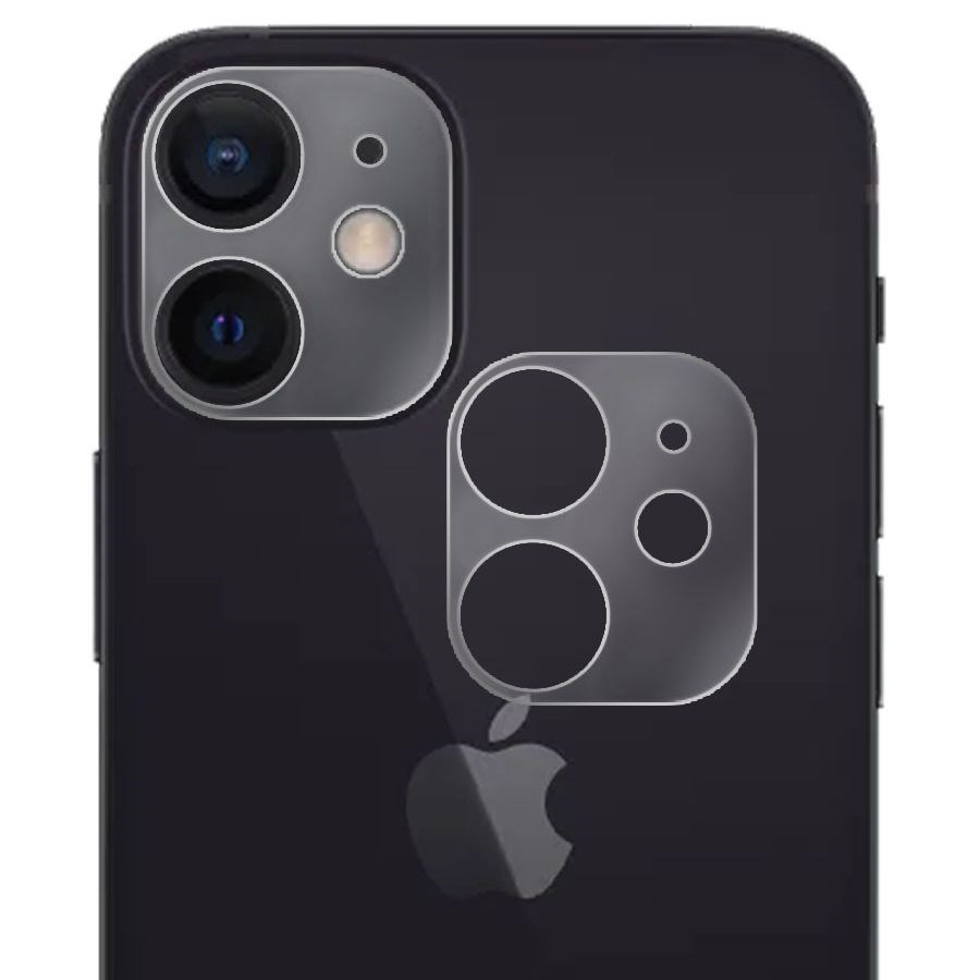 

Стекло защитное гибридное Матовое Krutoff для камеры iPhone 12 mini