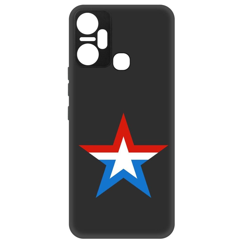 

Чехол-накладка Софт Армия России для Infinix Smart 6 Plus, Черный