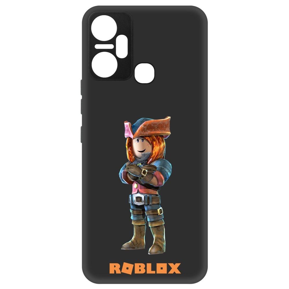 

Чехол-накладка Софт Roblox-Эзебель для Infinix Smart 6 Plus, Черный