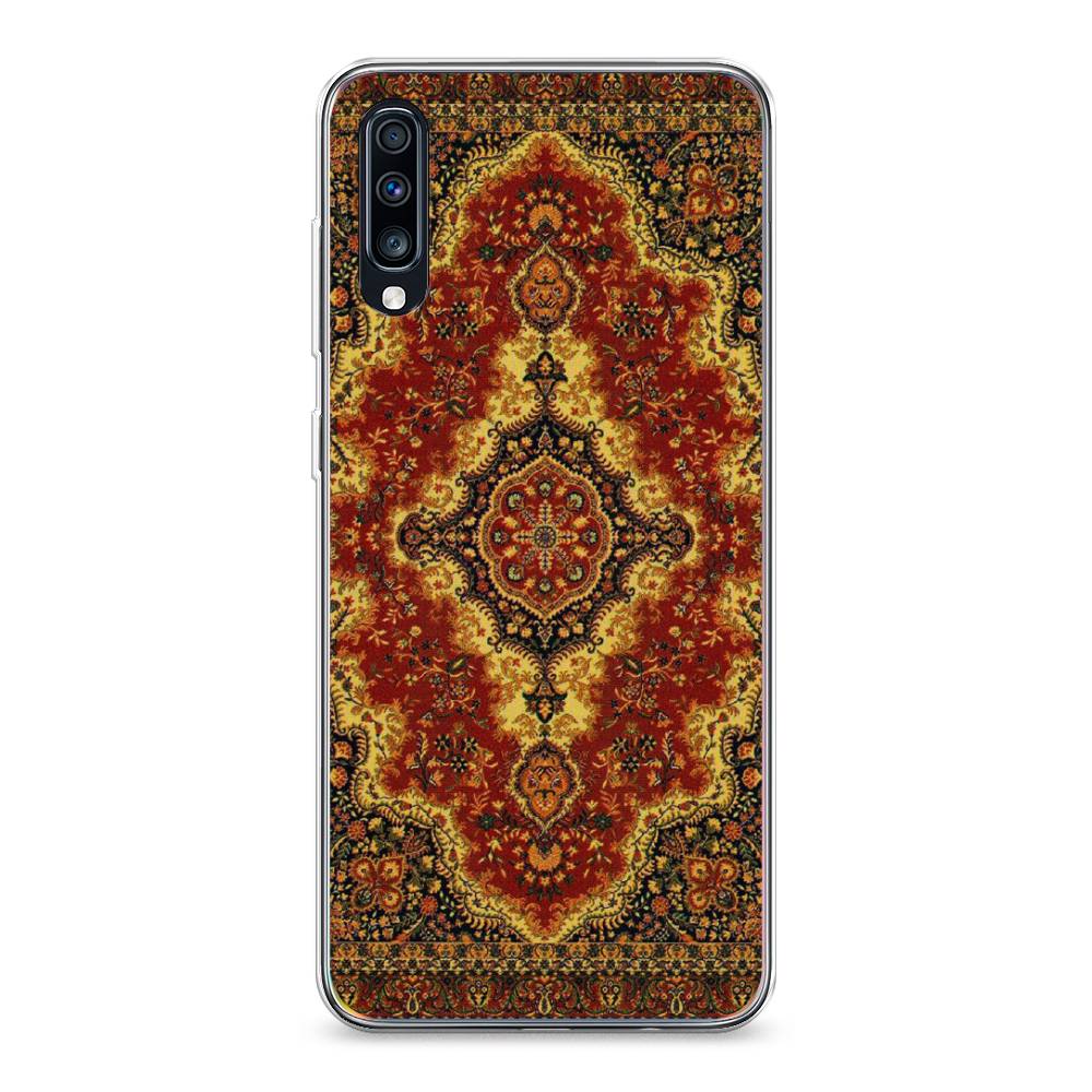 

Чехол на Samsung Galaxy A70 "Ковер", Коричневый;золотистый;красный, 28150-3