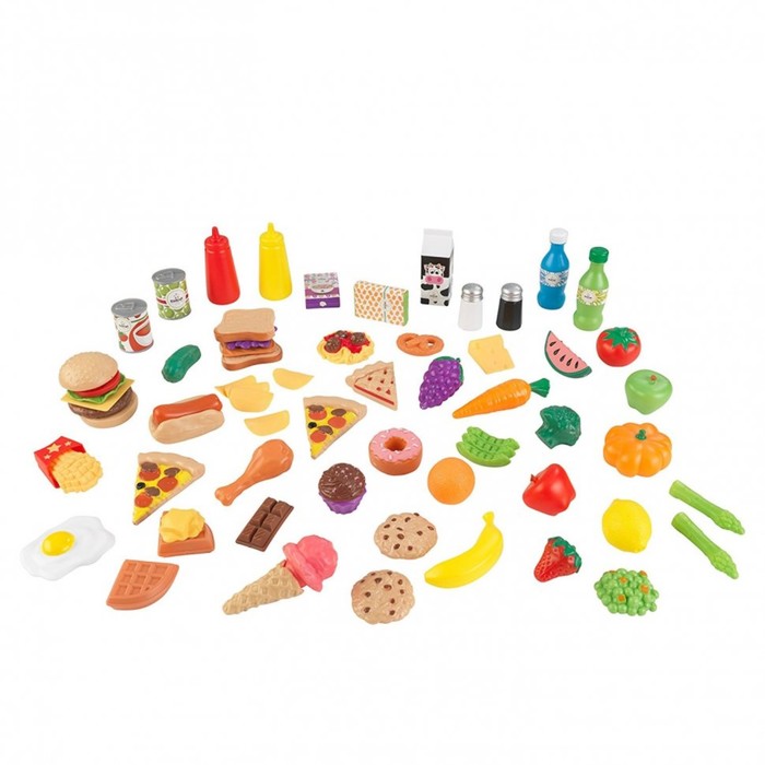 фото Игровой набор еды «вкусное удовольствие», 65 элементов kidkraft