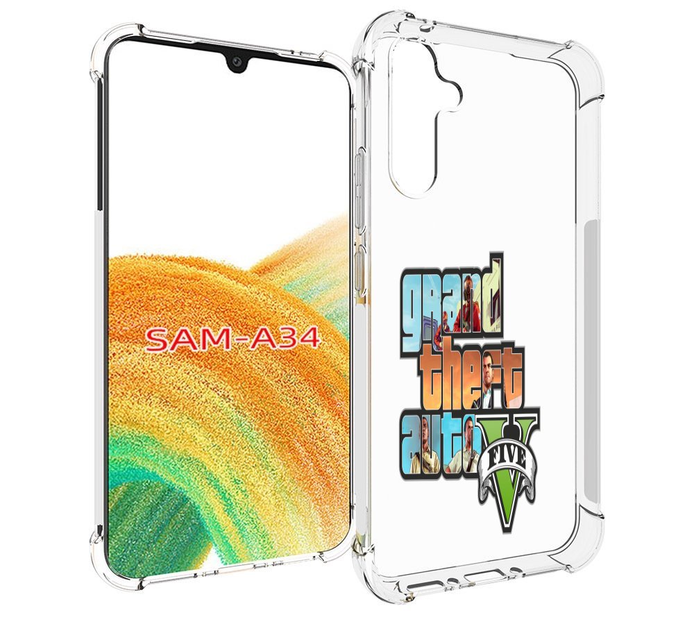 

Чехол MyPads игра гта для Samsung Galaxy A34, Tocco