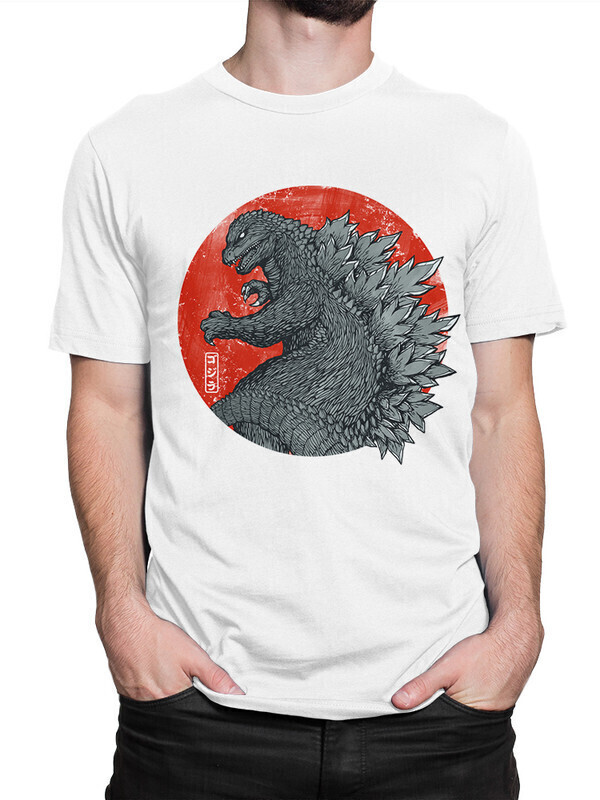 

Футболка мужская Dream Shirts Годзилла 10009922 белая 3XL, Годзилла 10009922