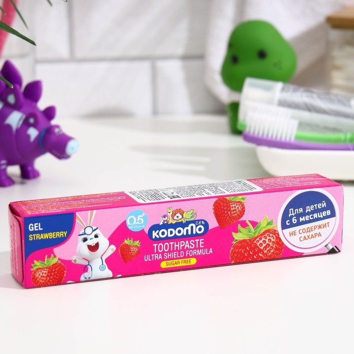 

Детская зубная паста KodomoToothpaste for Children- со вкусом клубники, 40 г