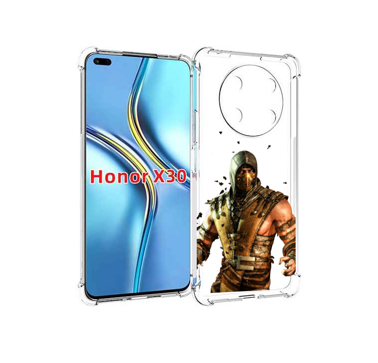 

Чехол MyPads Mortal Kombat scorpion для Honor X30 / Magic4 Lite 5G, Прозрачный, Tocco