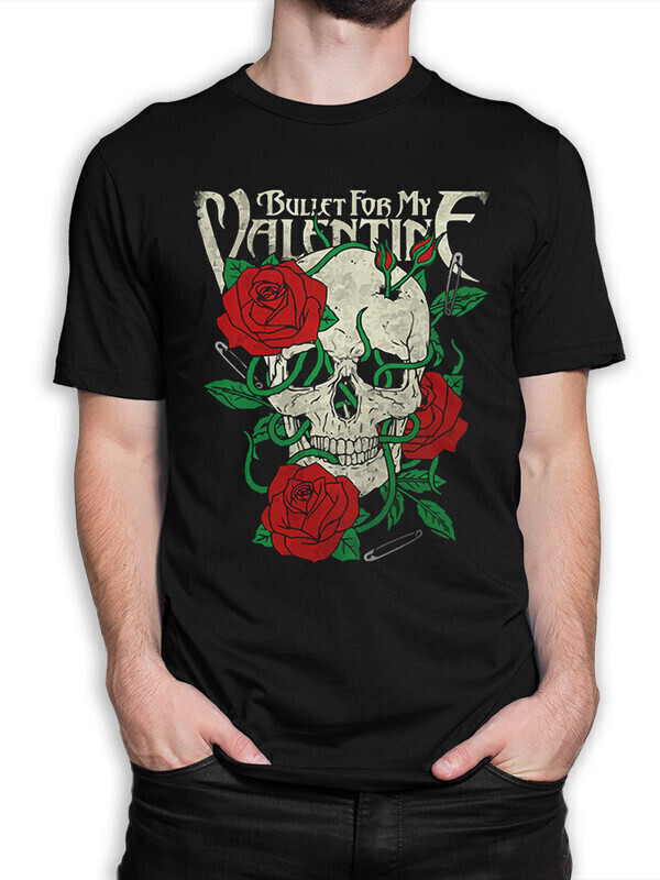 фото Футболка мужская dream shirts bullet for my valentine 10009892 черная m