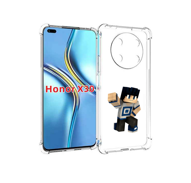 

Чехол MyPads Minecraft-1 для Honor X30 / Magic4 Lite 5G, Прозрачный, Tocco
