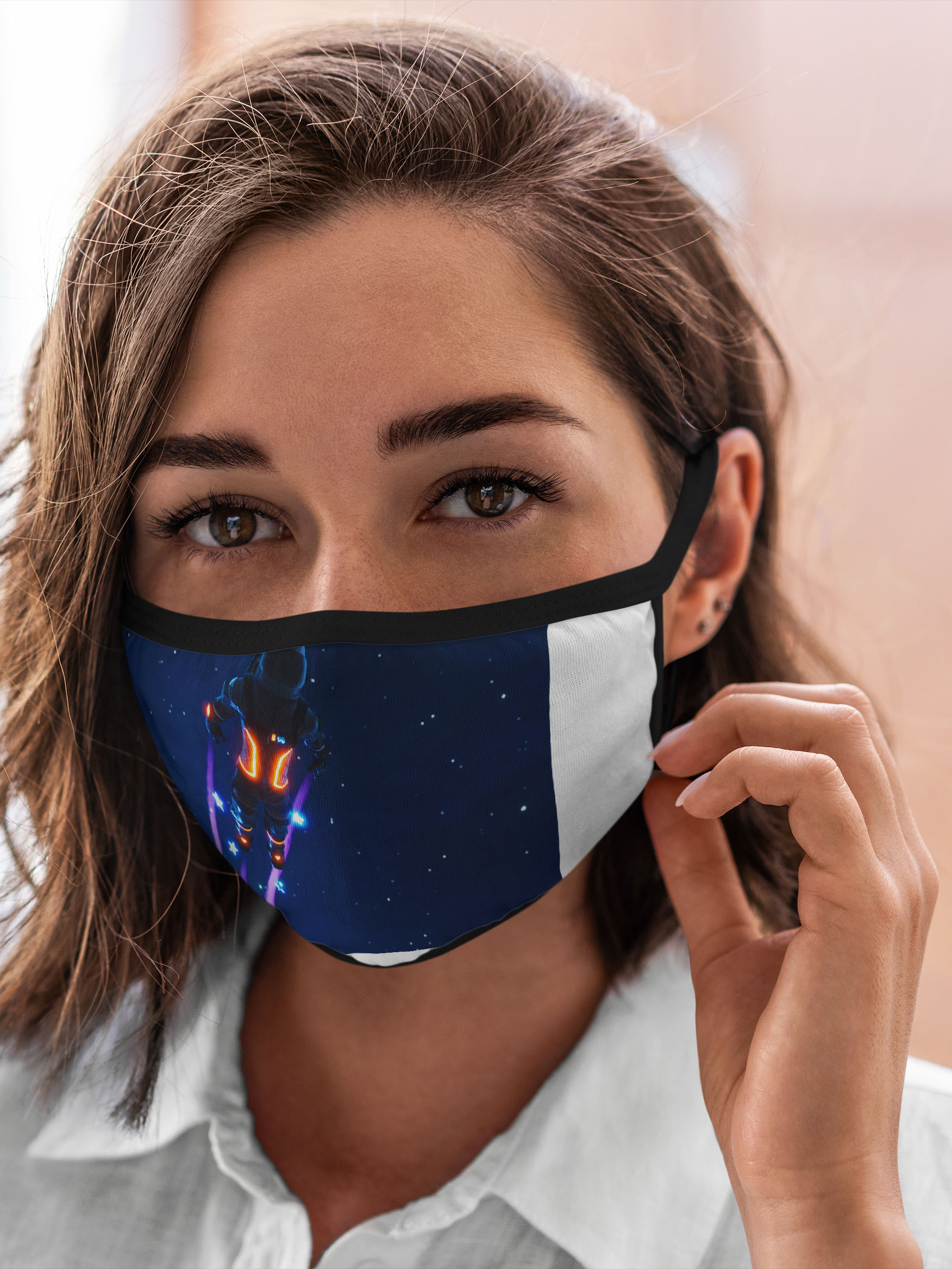 

Многоразовая маска унисекс Burnettie Fortnite Dark Voyager, Разноцветный, Fortnite Dark Voyager