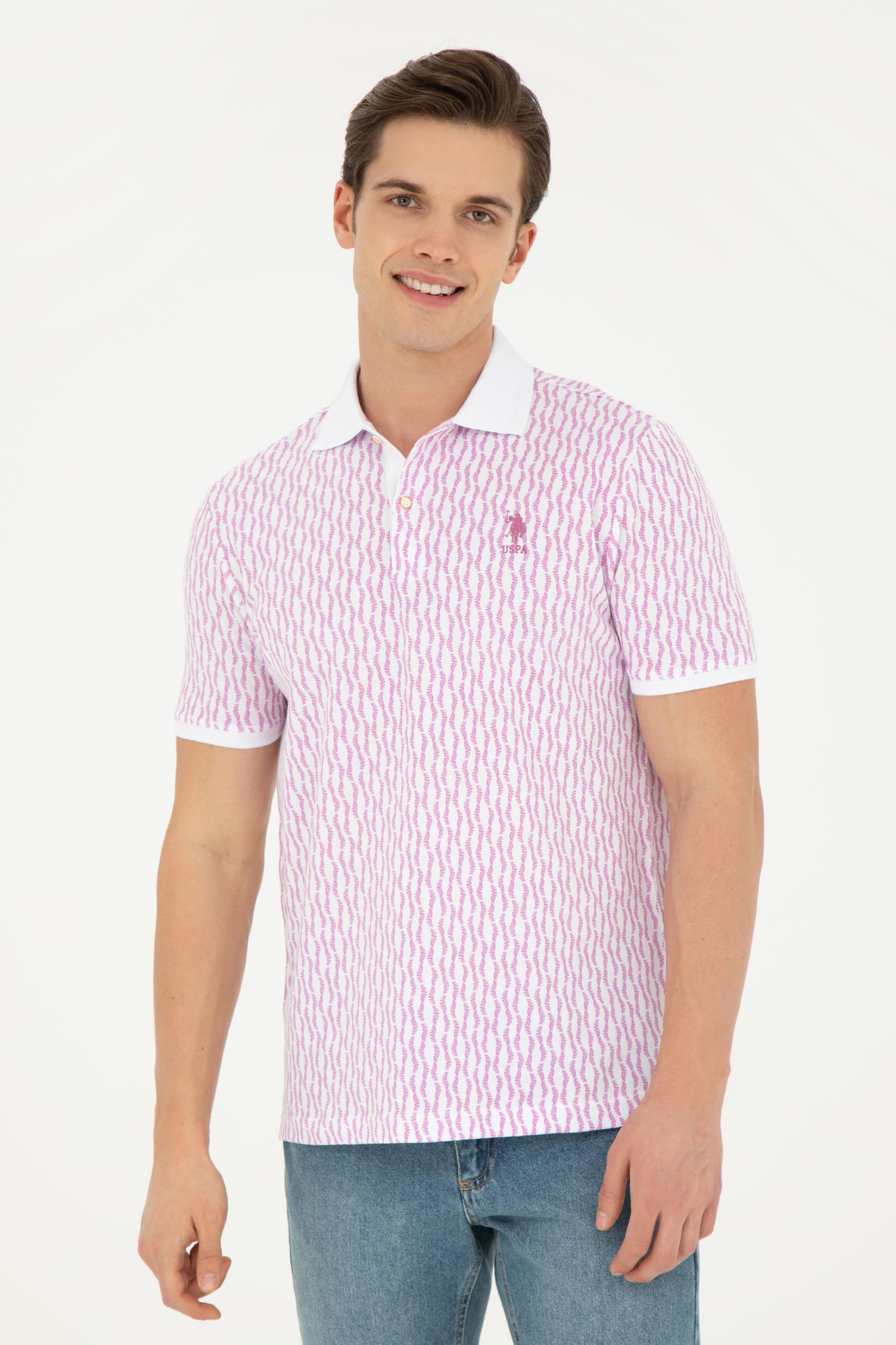 

Футболка мужская US Polo Assn G081SZ0110VINOS фиолетовая L, Фиолетовый, G081SZ0110VINOS