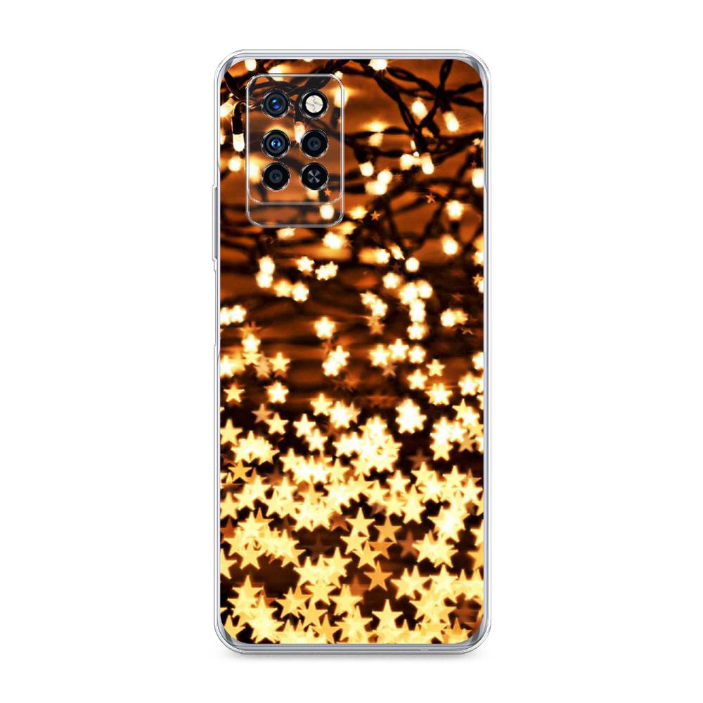 

Чехол для Infinix Note 10 Pro "Новогодняя гирлянда", Золотистый, 3100150-5