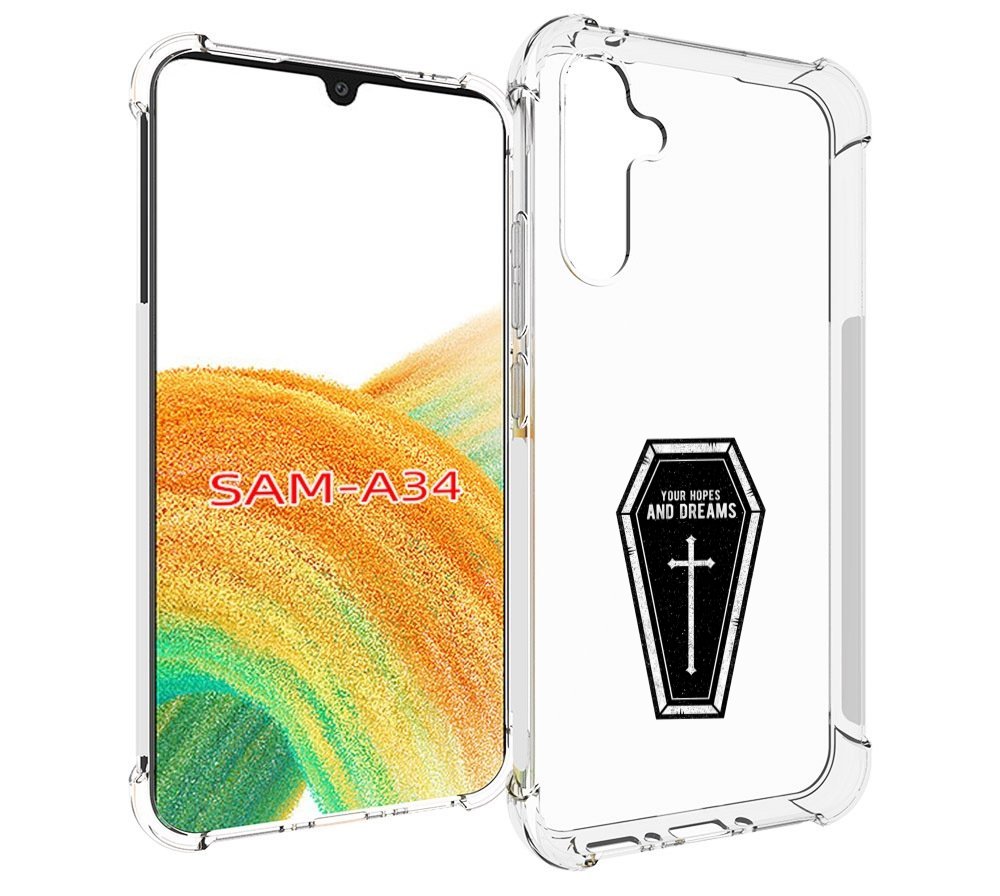 

Чехол MyPads гроб с мечтами для Samsung Galaxy A34, Tocco