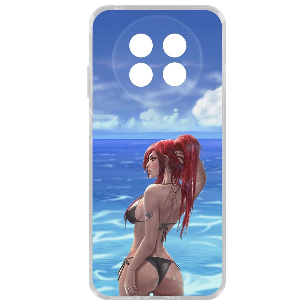 

Чехол-накладка Krutoff Clear Case Купальник женский для Huawei Nova Y91, Прозрачный