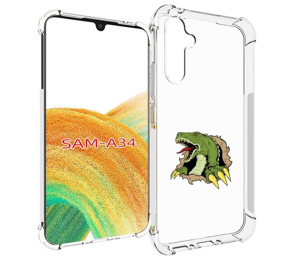 

Чехол MyPads годзила для Samsung Galaxy A34, Tocco